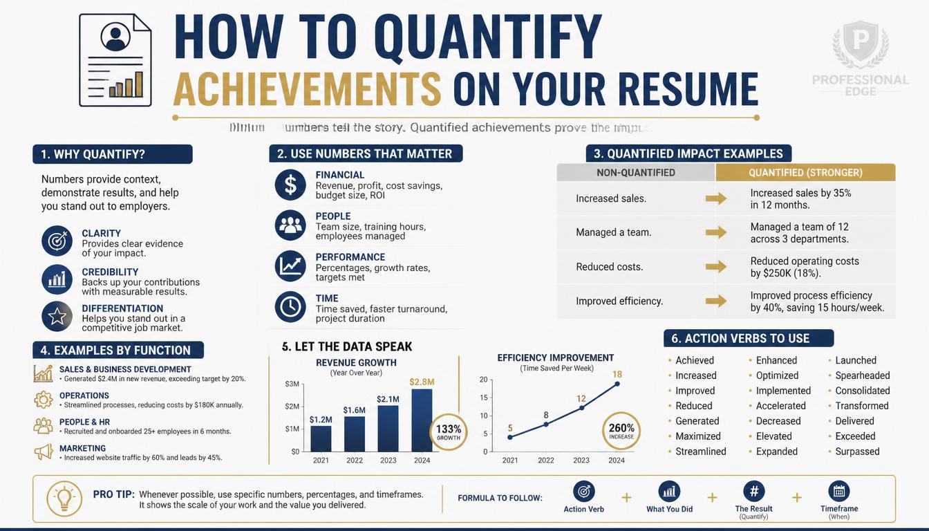 How to Quantify Achievements on Your Resume