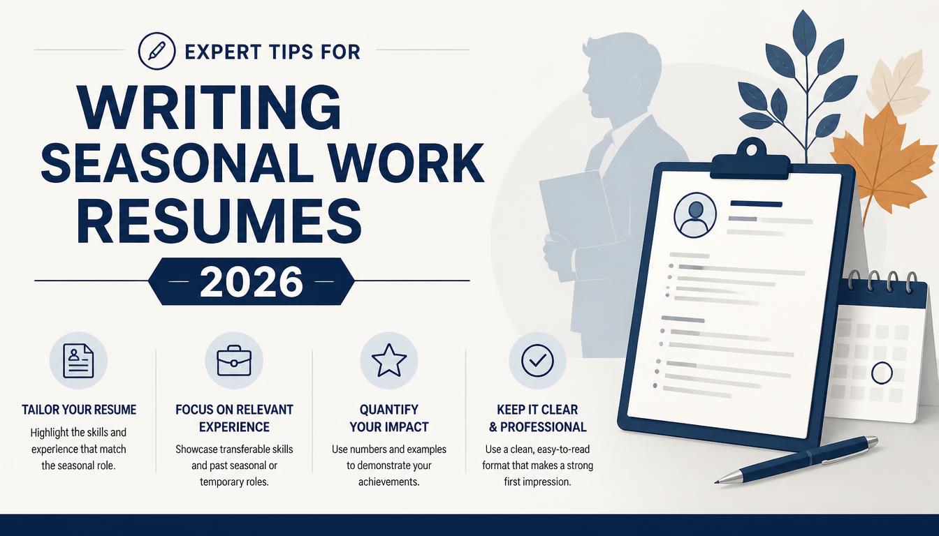 Expert Tips for Writing Seasonal Work Resumes 2026